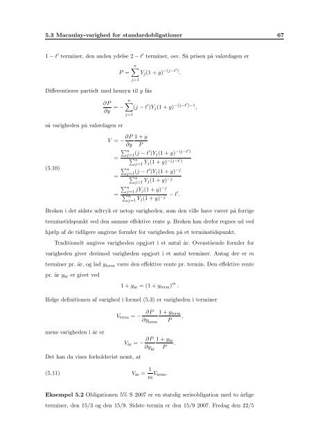 Indledende obligations - Syddansk Universitet