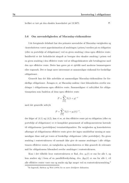 Indledende obligations - Syddansk Universitet