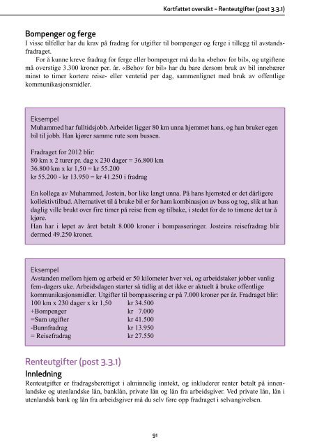 Skattehåndboken 2012-2013 innhold - Skattebetalerforeningen