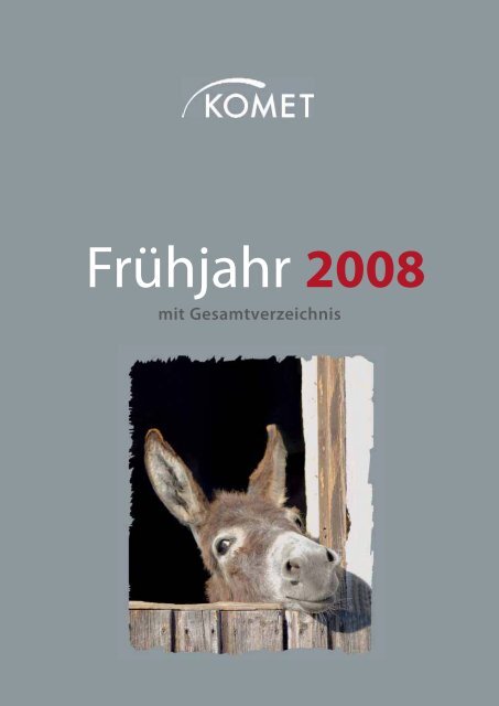 mit Gesamtverzeichnis - Komet Verlag GmbH