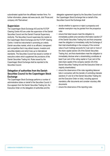 Fact Book 2005 - NASDAQ OMX Trader Nordic