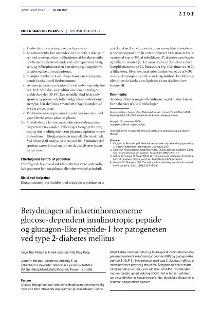 Betydningen af inkretinhormonerne glucose- dependent ...