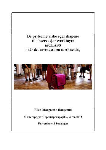 Masteroppgave Ellen Haugerud.pdf - Universitetet i Stavanger