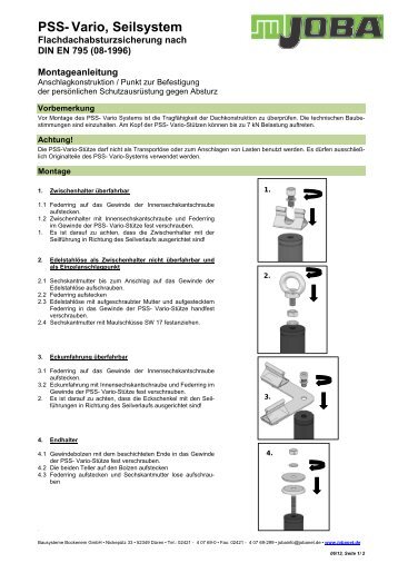 PSS-Vario, Seilsystem - bei JOBA