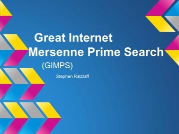 Great Internet Mersenne Prime Search