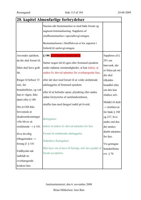 Straffeloven tilrettet - Hjemmeside for familien Rosengaard