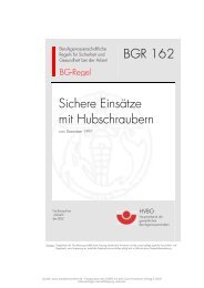 BGR 162 Sichere Einsätze mit Hubschraubern