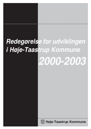 Redegørelse for udviklingen i Høje-Taastrup Kommune