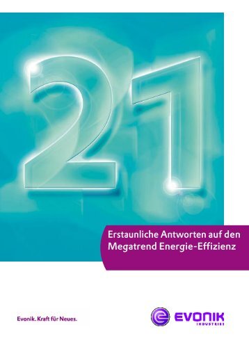 21 erstaunliche Antworten auf den Megatrend Energie-Effizienz