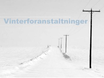 Vinterforanstaltninger - BAT-kartellet
