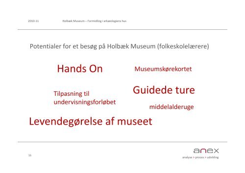 (Microsoft PowerPoint - Holb\346k Museum - Formidling i Ark ...