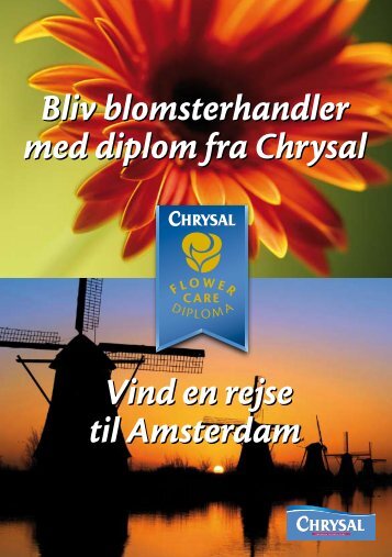 Bliv blomsterhandler med diplom fra Chrysal Vind en rejse til ...