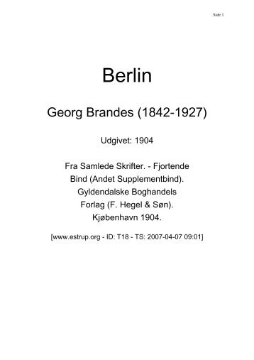 Berlin - Velkommen til Steffen & Helles bibliotek