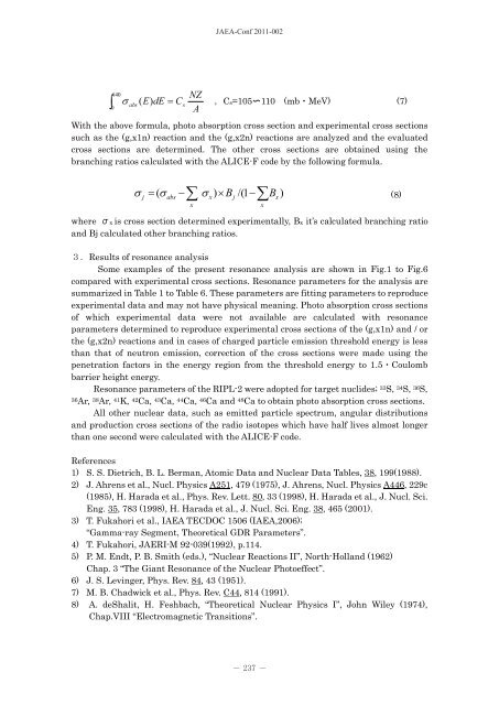 JAEA-Conf 2011-002 - 日本原子力研究開発機構