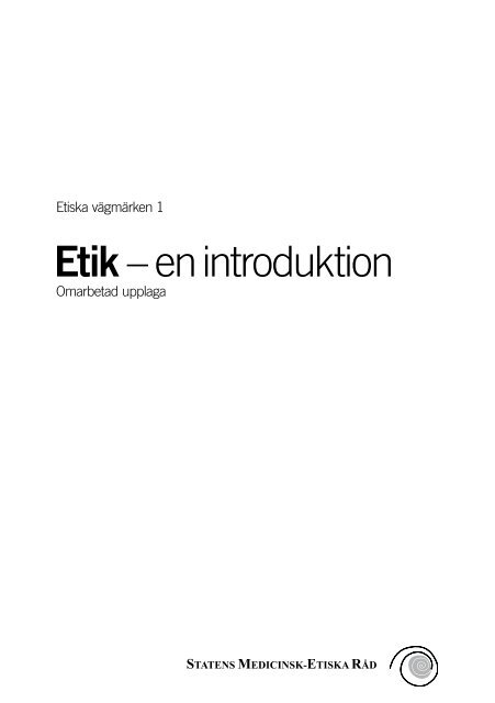 ETIK – en introduktion (pdf 303 KB) - SMER