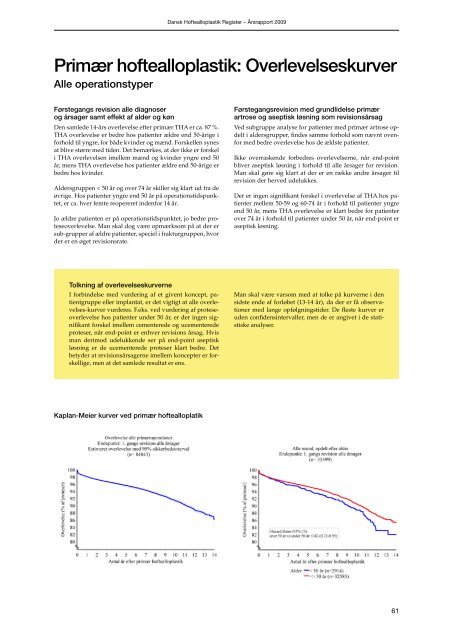 Årsrapport 2009 - Dansk Hoftealloplastik Register