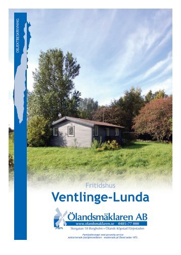 Ventlinge-Lunda - Ölandsmäklaren AB