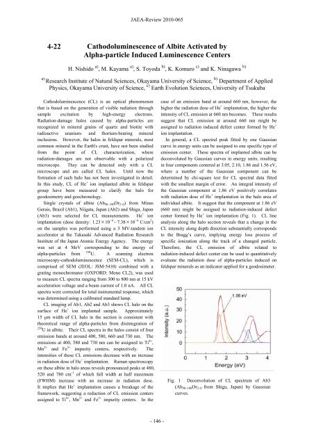 JAEA-Review-2010-065.pdf:15.99MB - 日本原子力研究開発機構