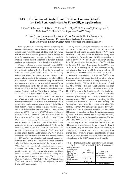 JAEA-Review-2010-065.pdf:15.99MB - 日本原子力研究開発機構