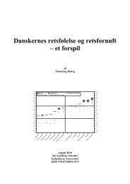 Danskernes retsfølelse og retsfornuft - Nyheder - Københavns ...