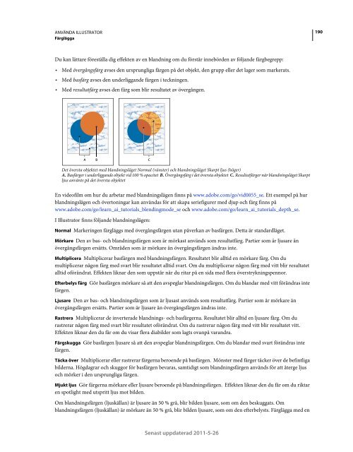 Använda Illustrator CS5 (PDF) - Adobe