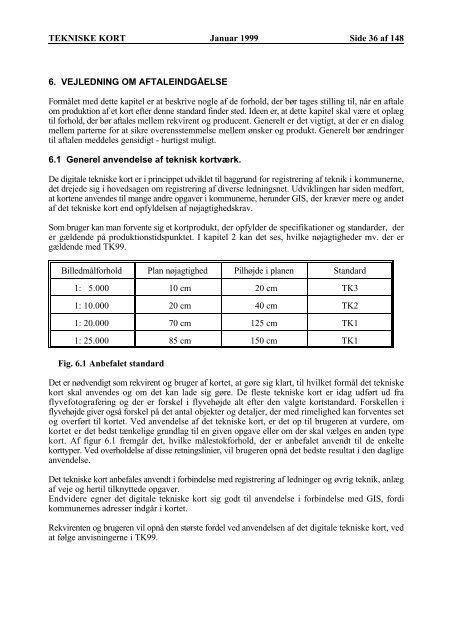 SPECIFIKATIONER FOR TEKNISKE KORT TK99