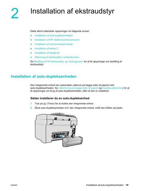 Brugervejledning - FTP Directory Listing - HP