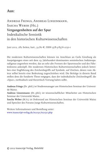 Leseprobe - transcript Verlag