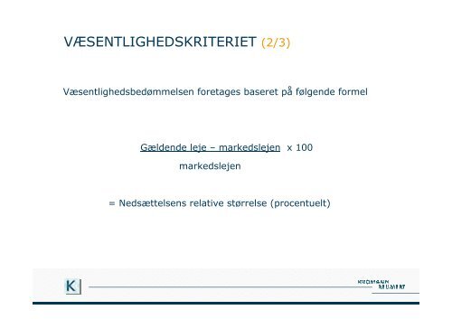 Markedslejenedsættelse fra A-Z - Kromann Reumert