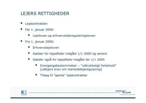 Markedslejenedsættelse fra A-Z - Kromann Reumert