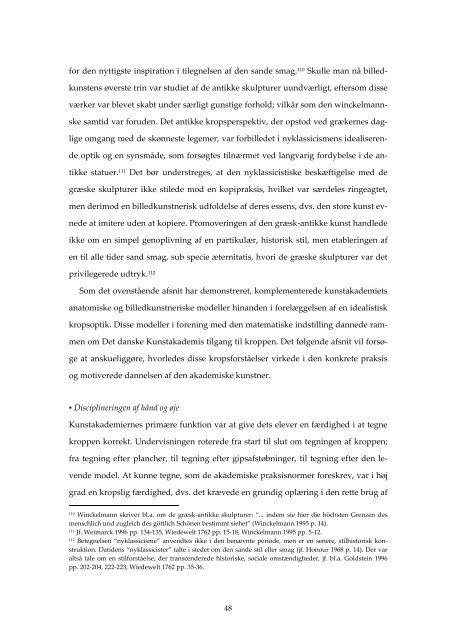 Speciale, PDF-fil, 4,2 MB (lav billedkvalitet) - nyklassicisme.dk