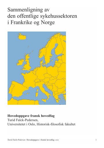 Frankrike og Norge - Lex Norsk Samfunnsinformasjon