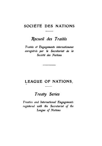 1939 - United Nations Treaty Collection