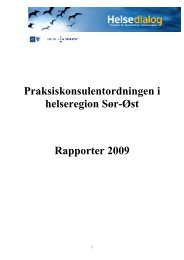 Årsrapport fra PKO - Helsedialog