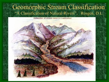 Geomorphic Stream Classification - The Jornada