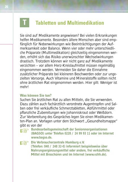 Sicher gehen – weiter sehen: Bausteine für Ihre Mobilität - Hamburg