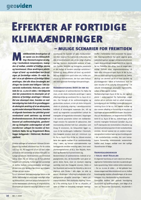 Klimaændringer - Geocenter København