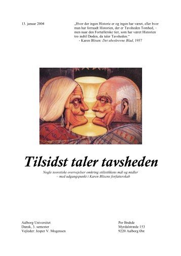 Tilsidst taler tavsheden - Dialektika.dk