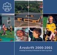 Årsskrift 2000-2001 - Kristelig Forening til Bistand for Børn og Unge