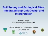Soil Survey and Ecological Sites: Integrated Map Unit ... - The Jornada