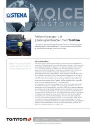 Stena Recycling A/S (Danish, PDF, 709 kB) - TomTom Business ...