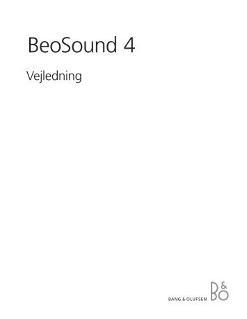 BeoSound 4 - BeoForum.dk