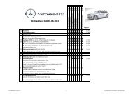 Download prisliste på ekstraudstyr (PDF) - Mercedes-Benz CPH
