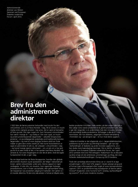 Årsrapport 2012 - Novo Nordisk