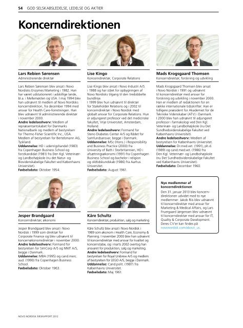 Årsrapport 2012 - Novo Nordisk