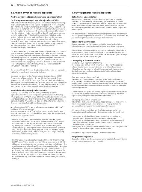 Årsrapport 2012 - Novo Nordisk