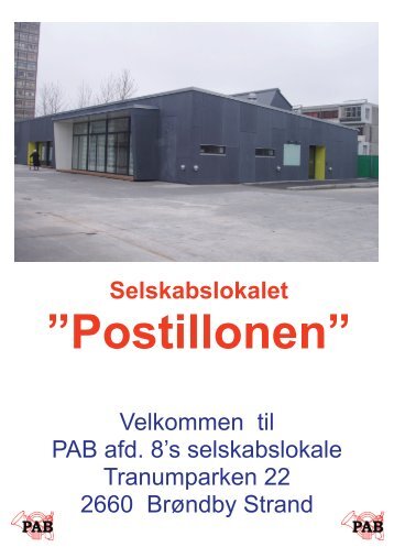 Velkommen til PAB afd. 8's selskabslokale ... - Brøndby Strand