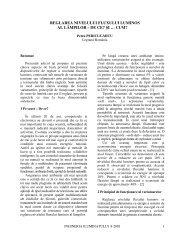 reglarea nivelului fluxului luminos al lămpilor - Journal of Lighting ...