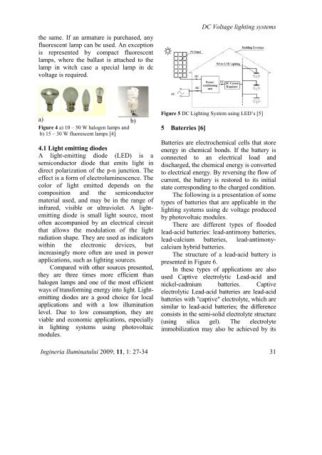 ingineria iluminatului - Journal of Lighting Engineering - Prof. Florin ...