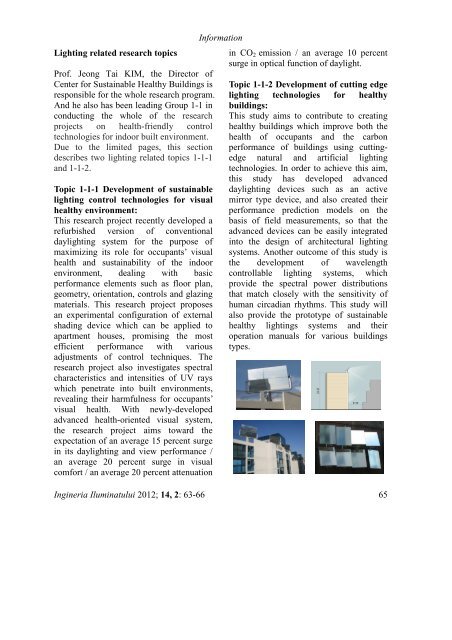 Untitled - Journal of Lighting Engineering